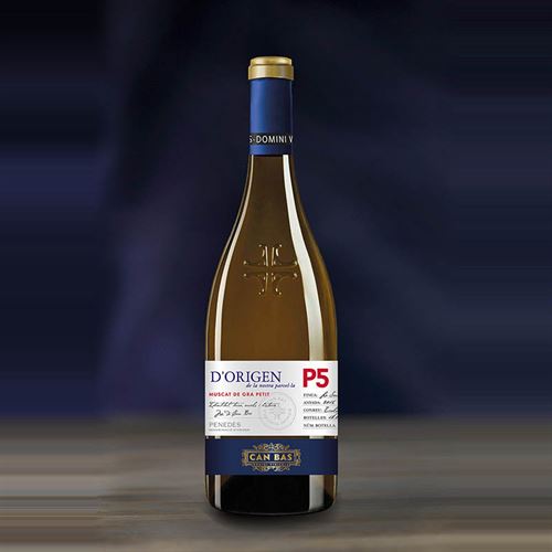 Vino Blanco Ecológico D’Origen P5 Muscat Can Bas (6 unidades)