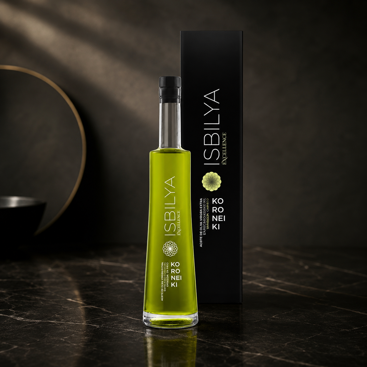 Aceite de Oliva Virgen Extra Excellence Koroneiki, Isbilya