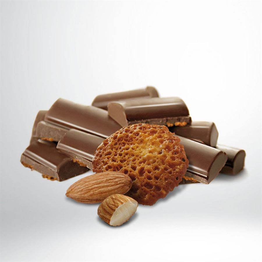Chocolate con leche 42% con tejas de almendra, Rafa Gorrotxategi