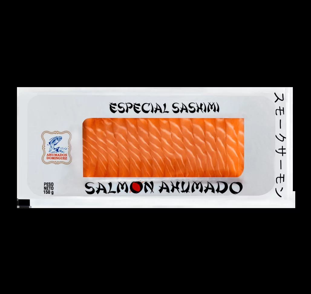 Sashimi de Salmón Ahumado 150 g, Ahumados Dominguez
