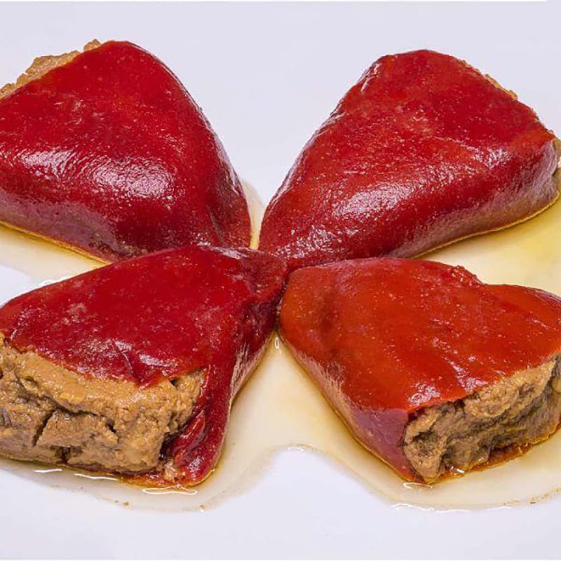 Pimientos del Piquillo rellenos de huevas de Atún, El Ronqueo