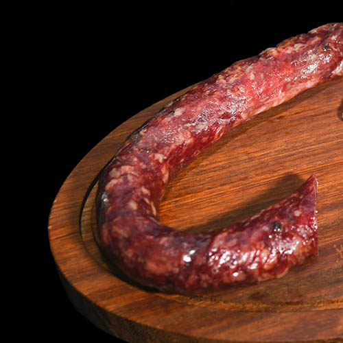 Chorizo blanco curado 100% bellota, Majada Pedroche