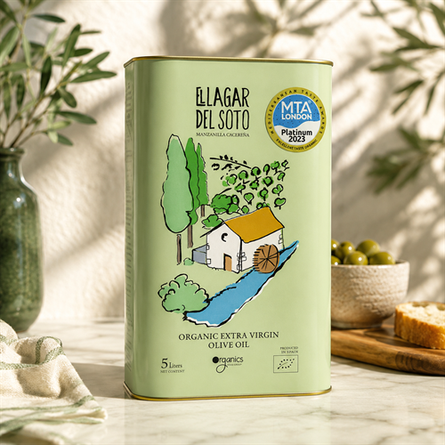 Aceite de Oliva Virgen Extra Lagar del Soto ecológico Lata, Jacoliva