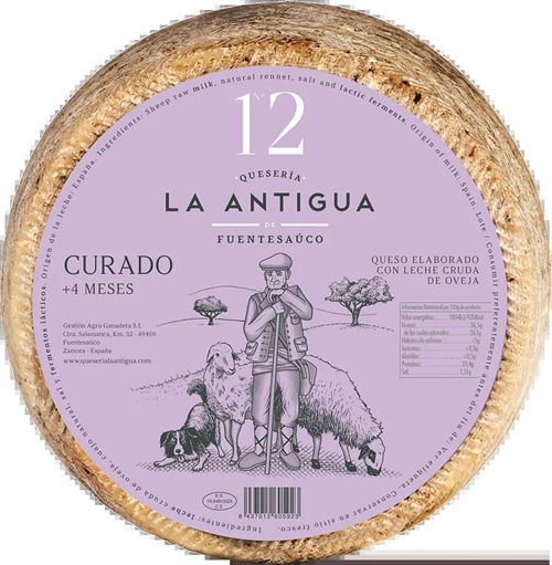 Queso de oveja tradicional curado, La Antigua