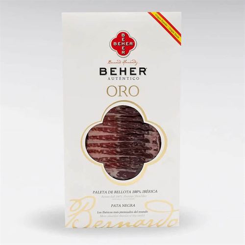 Paleta 100% Ibérico Bellota Oro Pata Negra Loncheado, Beher