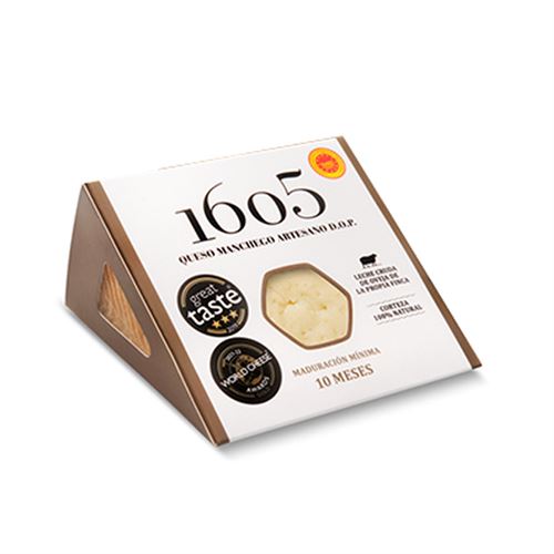 Queso Manchego Selección Añejo 10 meses, Quesería 1605