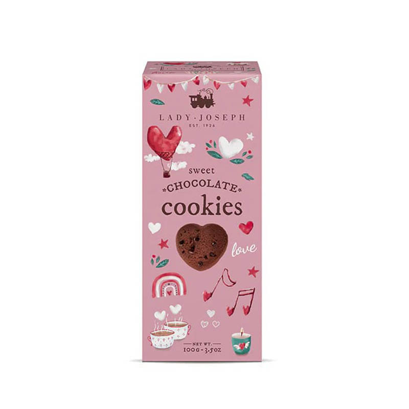 Galletas artesanas en forma de corazón, Lady Joseph (7 unidades)