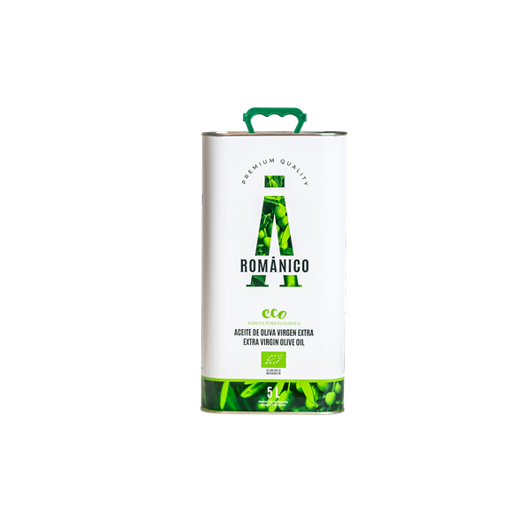 Aceite de Oliva Virgen Extra ecológico arbequina 3litros, Romanico