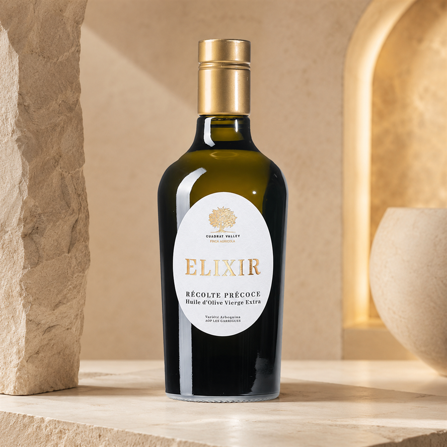 Aceite de Oliva Virgen Extra Elixir Ecológico, Cuadrat Valley
