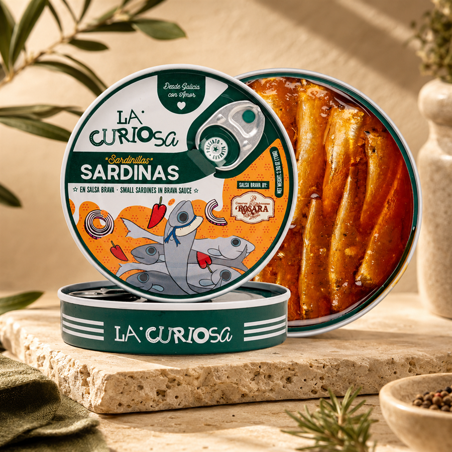 Sardinilla en salsa brava, La Curiosa