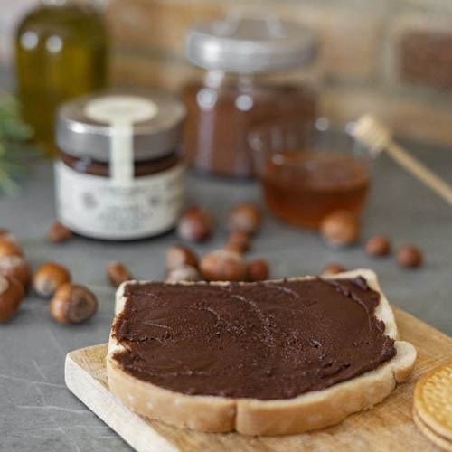 Crema de avellanas con miel y cacao, Alemany1879
