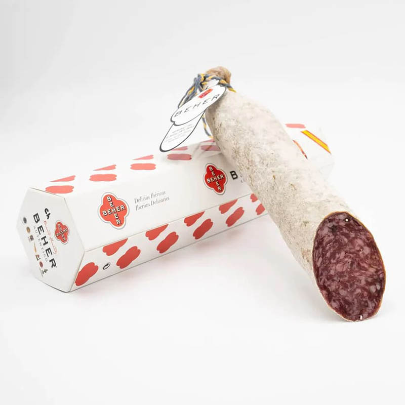 Salchichón 100% Ibérico Bellota Único, Beher