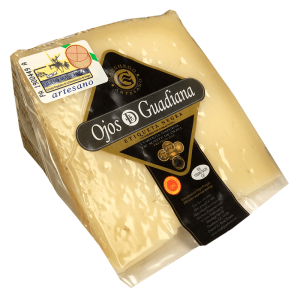 Queso manchego D.O., etiqueta negra 12 meses, Ojos del Guadiana