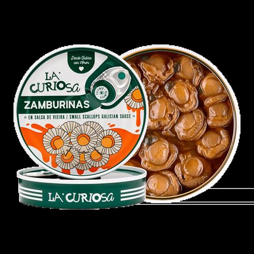 Zamburiñas en salsa de vieira, La Curiosa