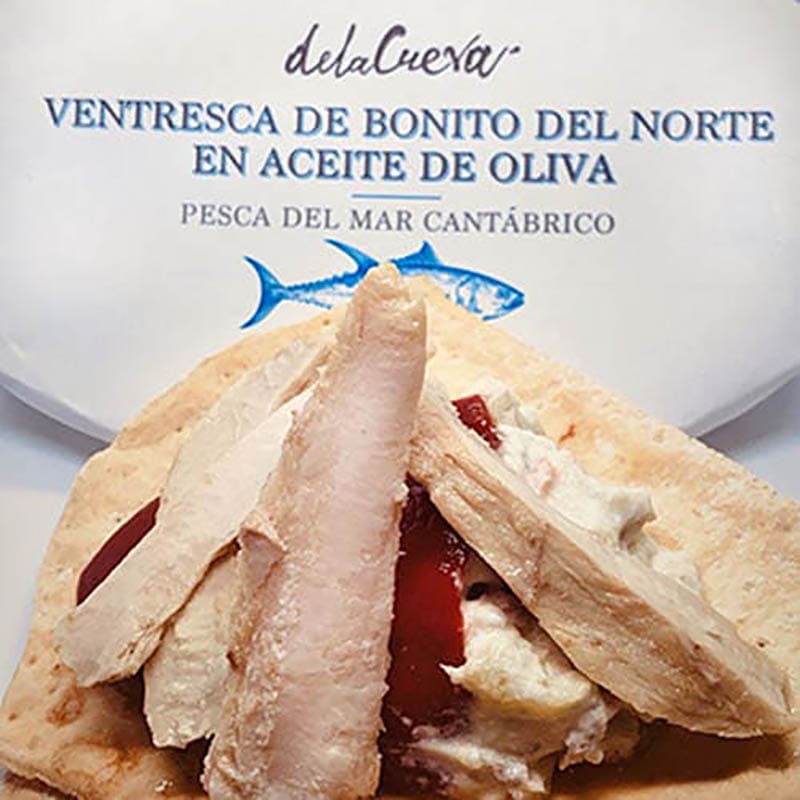 Ventresca de bonito del Norte en AOVE, De la Cueva