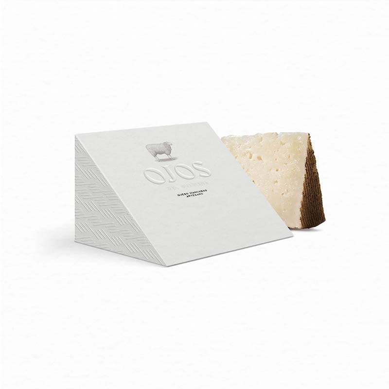 Queso manchego D.O., leche cruda semicurado, Ojos del guadiana