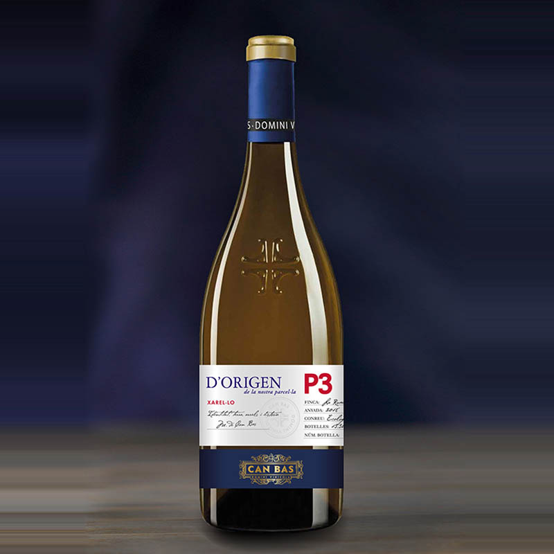 Vino Blanco Ecológico D’Origen P3 Xarel.lo, Can Bas (6 unidades)