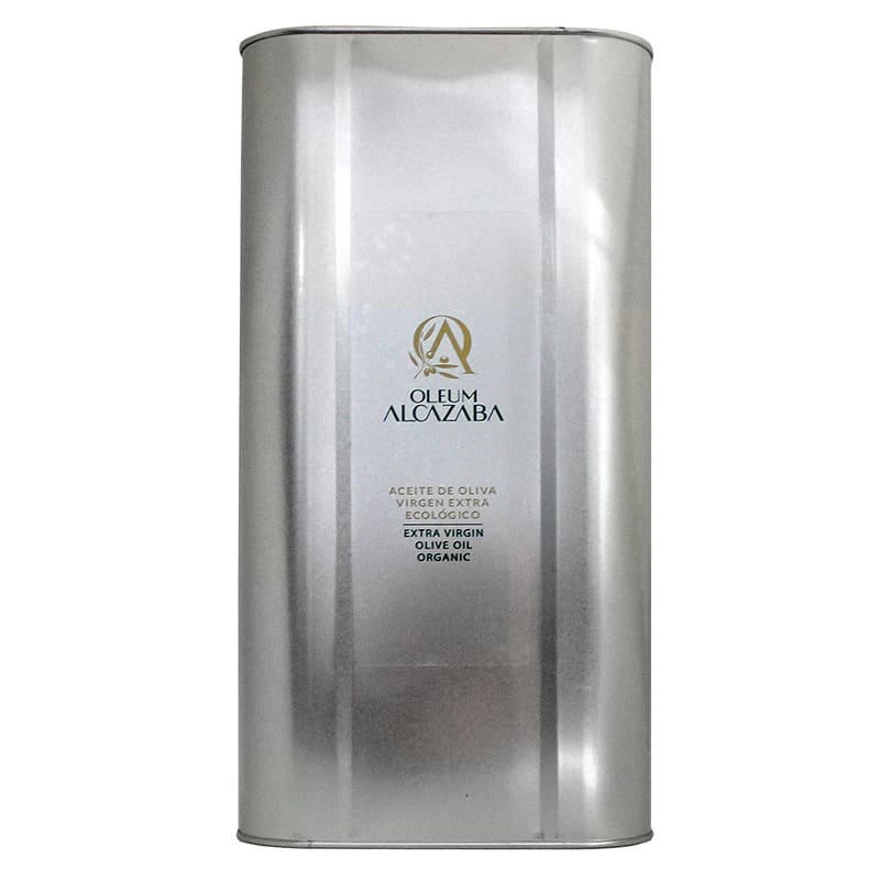 Aceite de Oliva Virgen Extra  Lucio ecológico en lata,  Oleum Alcazaba