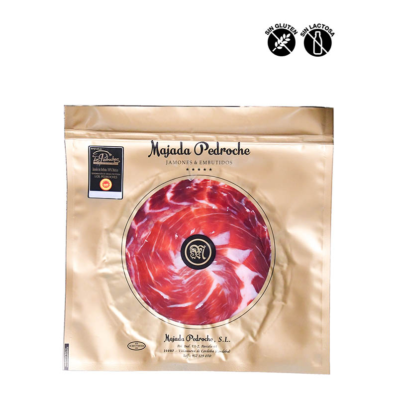 Jamón 100% Ibérico Bellota loncheado, Majada Pedroche