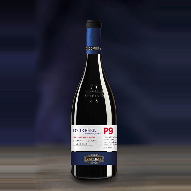 Vino tinto Ecológico, D’Origen P9, Can Bas (6 unidades)