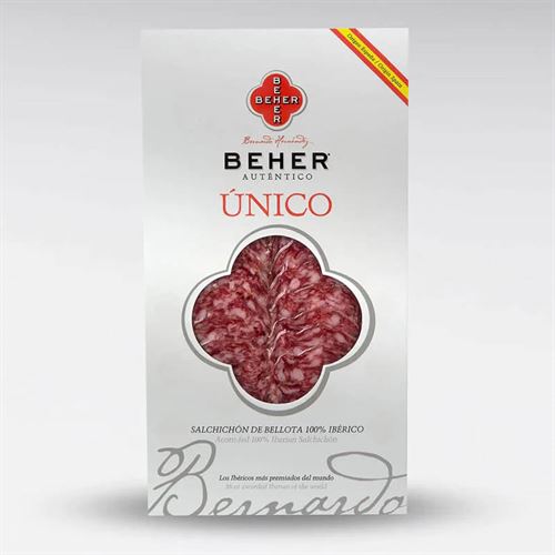Salchichón 100% Ibérico Bellota Único loncheado, BEHER