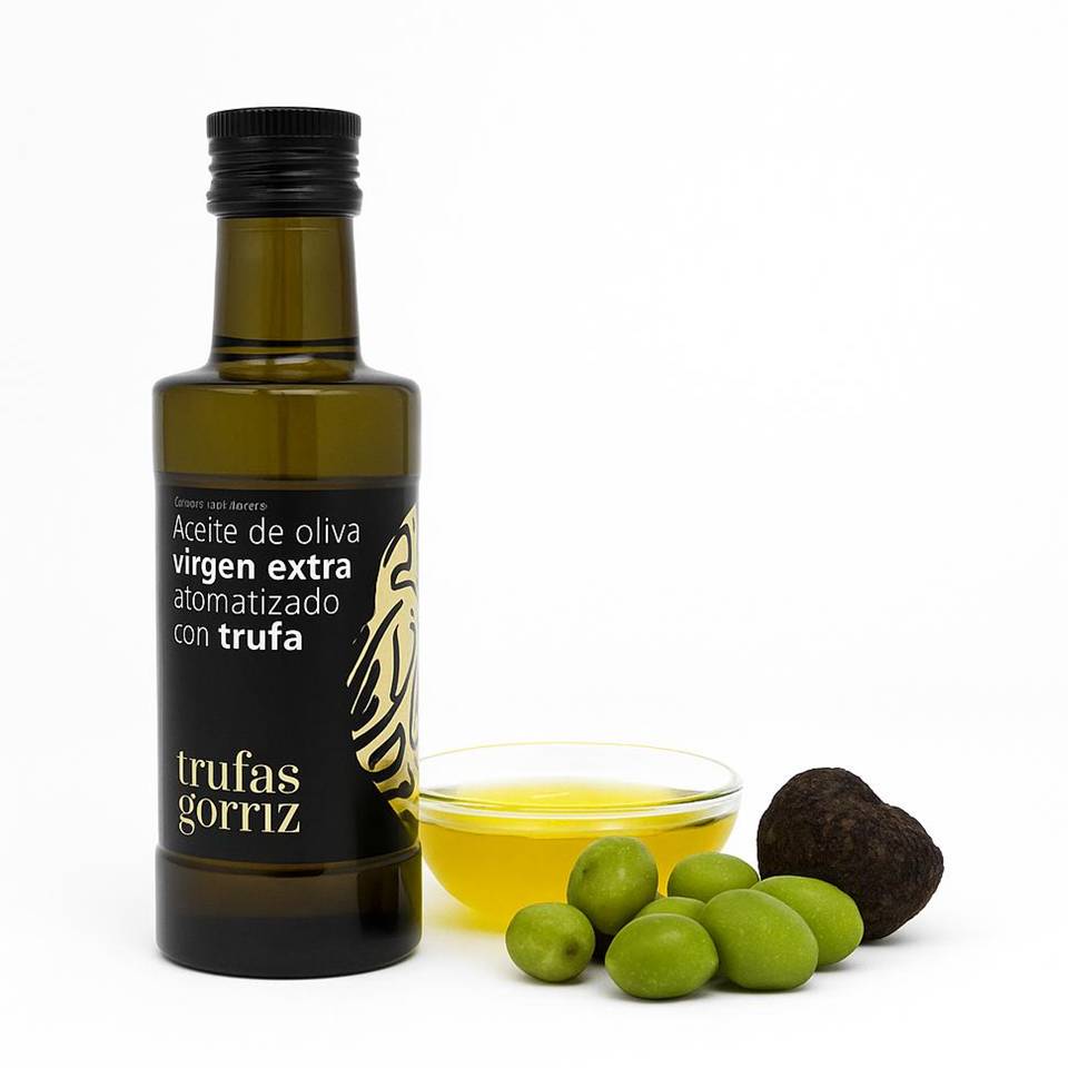 Aceite de Oliva Virgen Extra con Sabor a Trufa Negra, Trufas Górriz