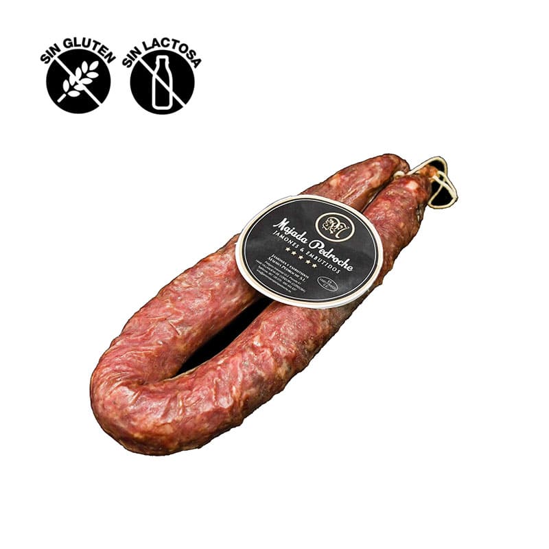 Chorizo blanco curado 100% bellota, Majada Pedroche