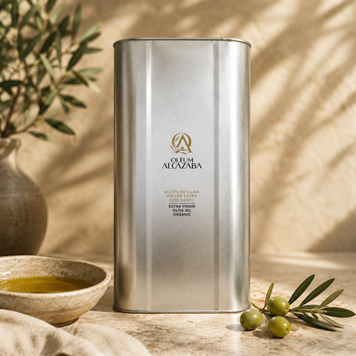 Aceite de Oliva Virgen Extra  Lucio ecológico en lata,  Oleum Alcazaba