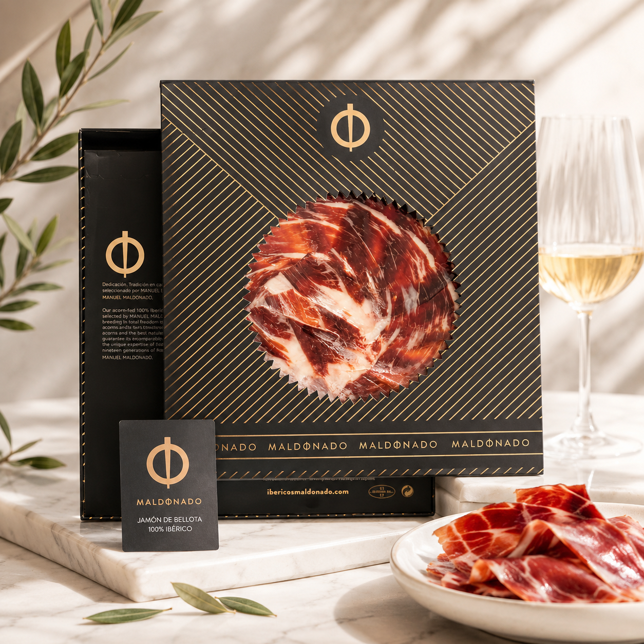 Loncheado 100% jamón  Ibérico Bellota, Maldonado, Premium Edition