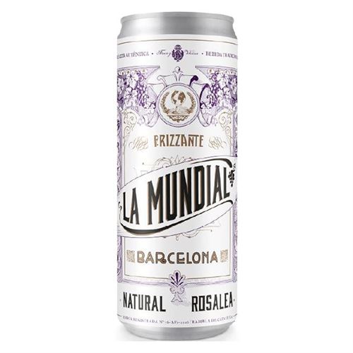 La Mundial Barcelona, latas Natural Rosalea  Frizzante