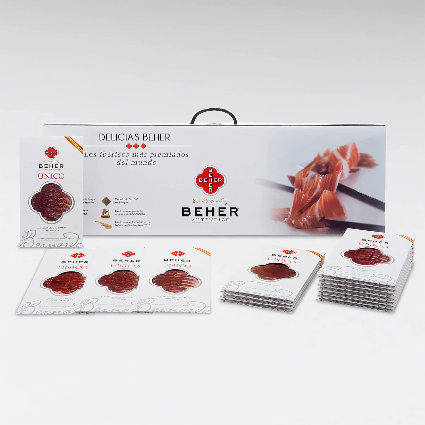 Jamón de Cebo de Campo 100% Ibérico Único loncheado, BEHER