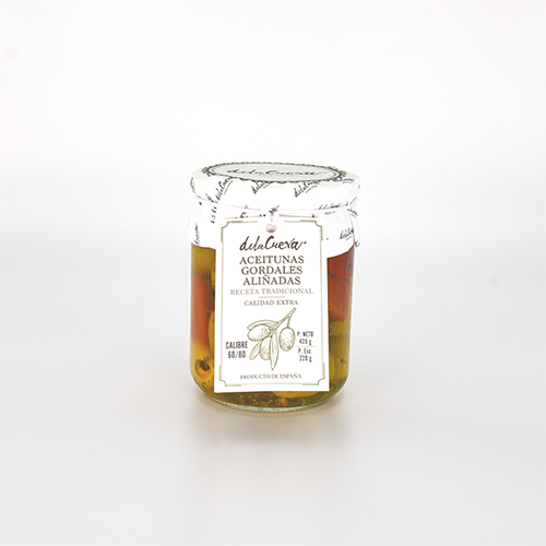 Aceitunas Gordales Aliñadas,De la Cueva