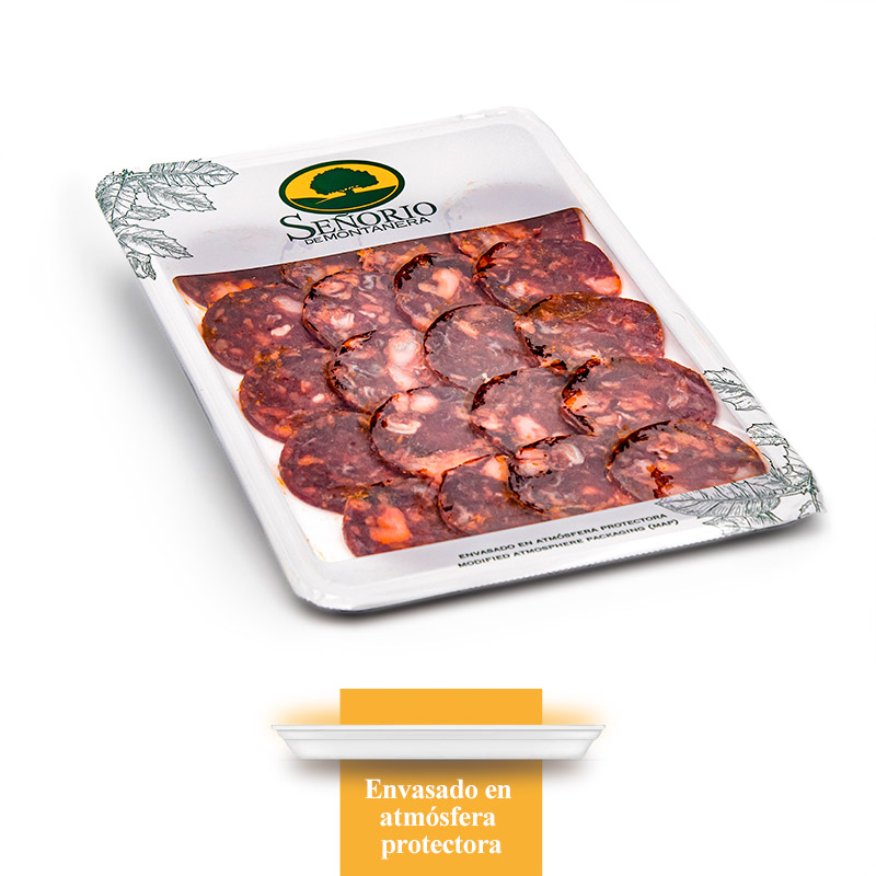 Chorizo 100% ibérico, loncheado Señorío de Montanera
