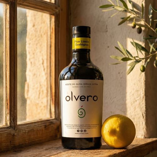 AOVE Picolimon 500ml Frutado Intenso Ecológico, Olvero