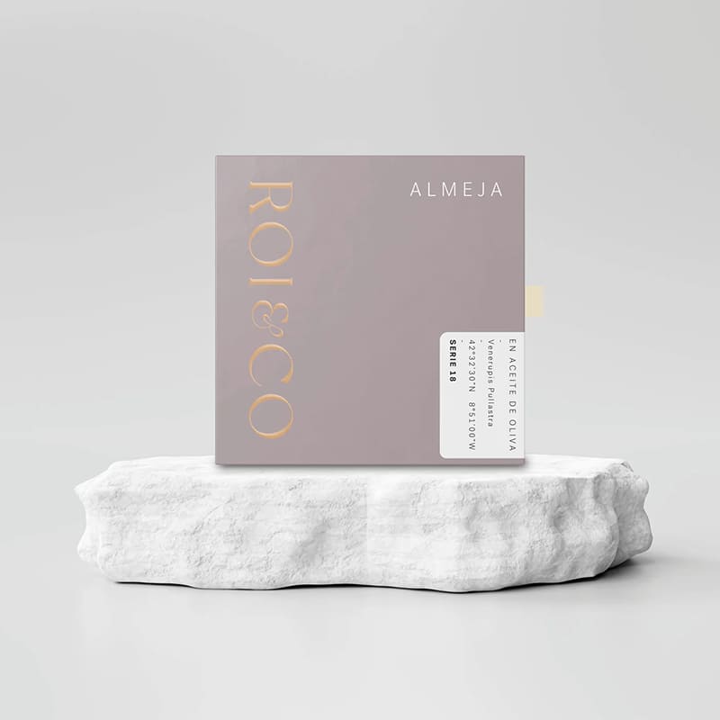 Almeja en aceite de oliva, serie 18 Roi&Co