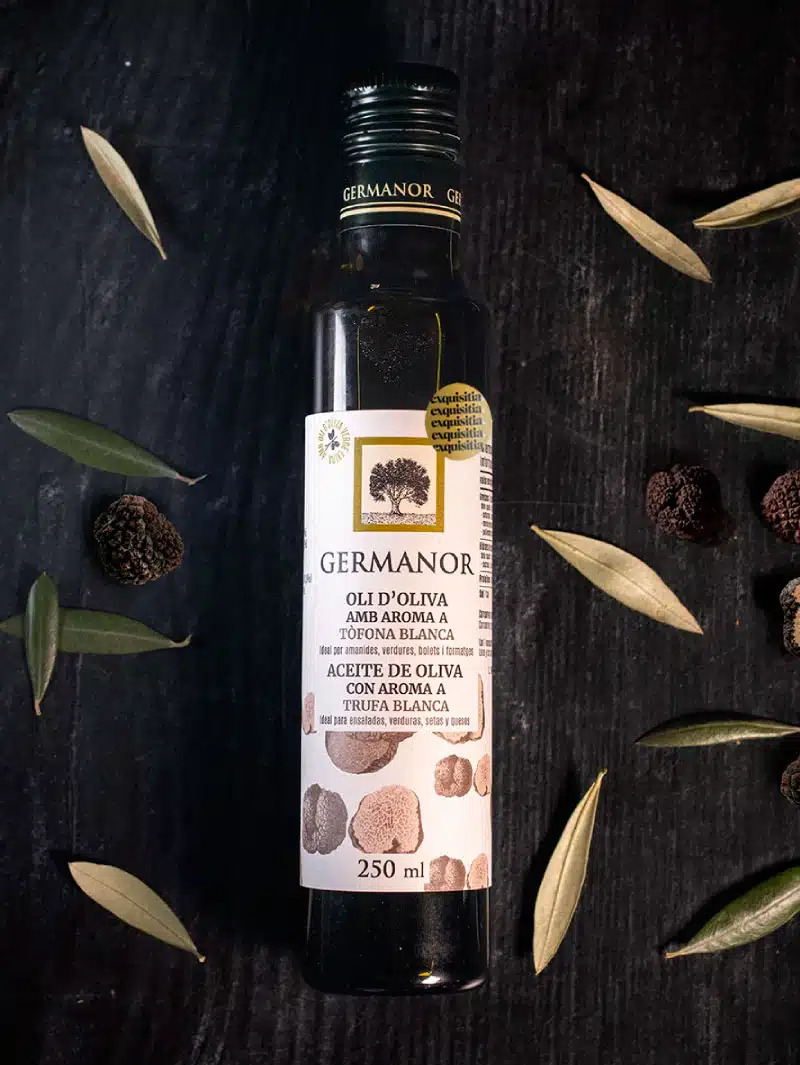 AOVE arbequina aromatizado de Trufa blanca,  Germanor