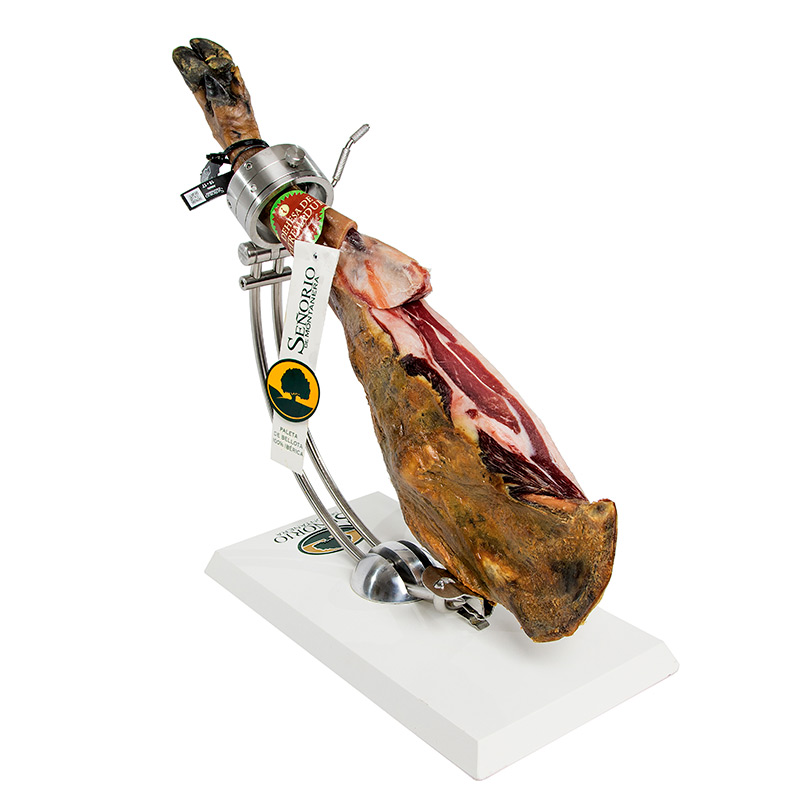 Paleta 100% raza ibérica, pata negra, D.O.P. Dehesa de Extremadura, Señorío de Montanera