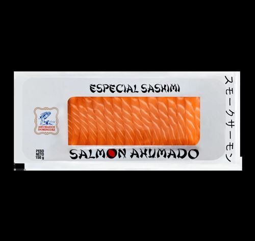 Sashimi de Salmón Ahumado 150 g, Ahumados Dominguez