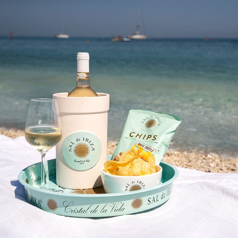 Patatas Chips con Trufa Blanca 125g, Sal de Ibiza (3 unidades)