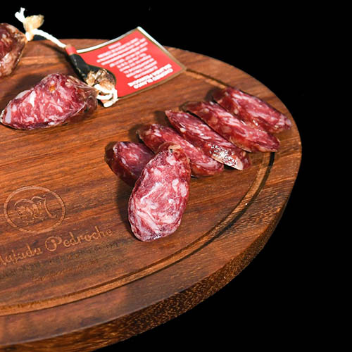 Chorizo blanco curado 100% bellota, Majada Pedroche