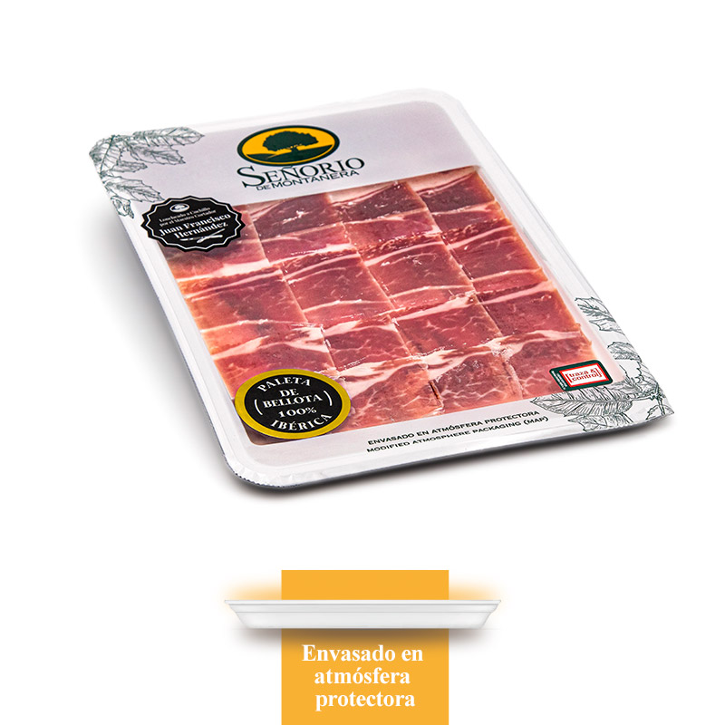 Paleta 100% ibérico, loncheado D.O.P., Señorío de Montanera