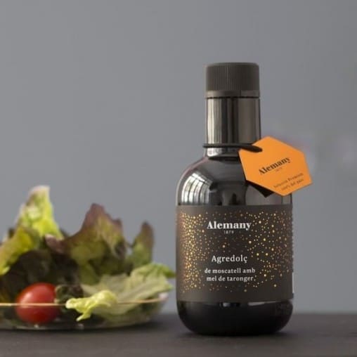 Vinagre Agridulce Moscatel con miel de naranjo, Alemany 1879