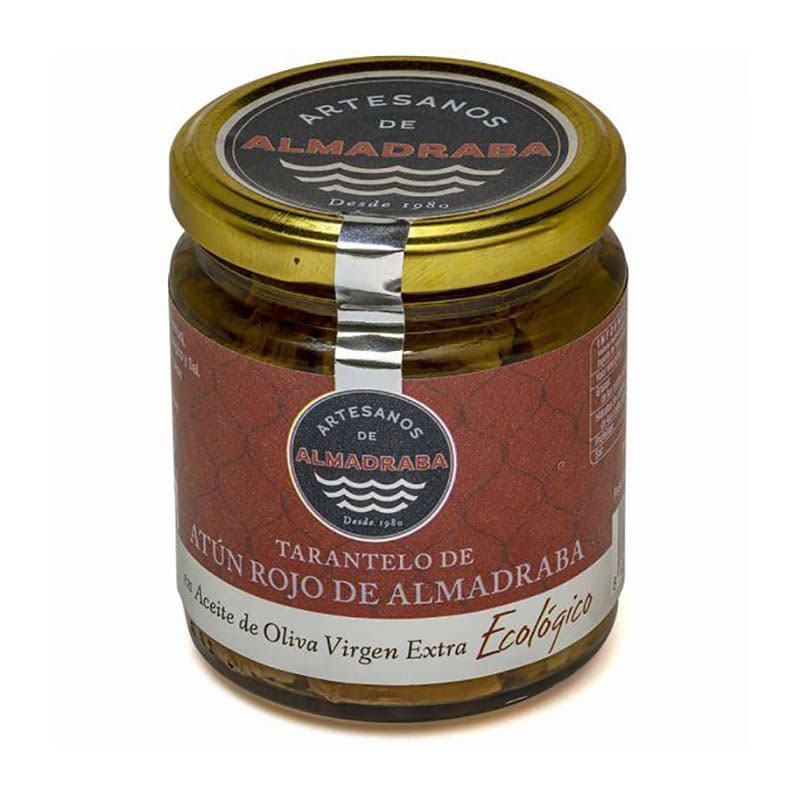 Tarantelo de Atún rojo de Almadraba en AOVE ecológico. El Ronqueo