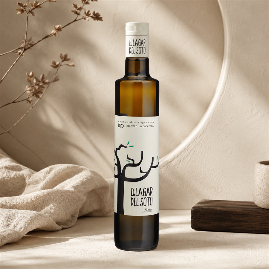 Aceite de Oliva Virgen Extra Lagar del Soto Ecológico, Manzanilla Cacereña Jacoliva