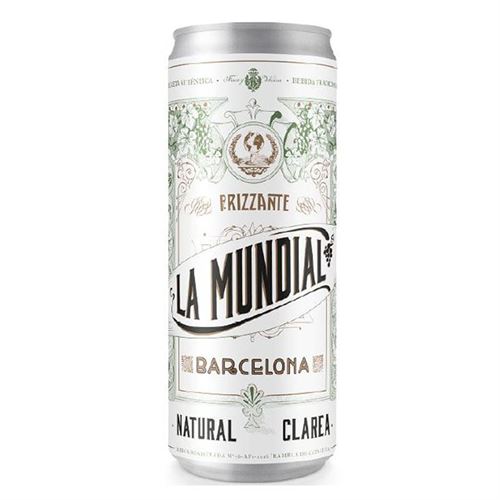 La Mundial Barcelona, latas Natural Clarea Frizzante