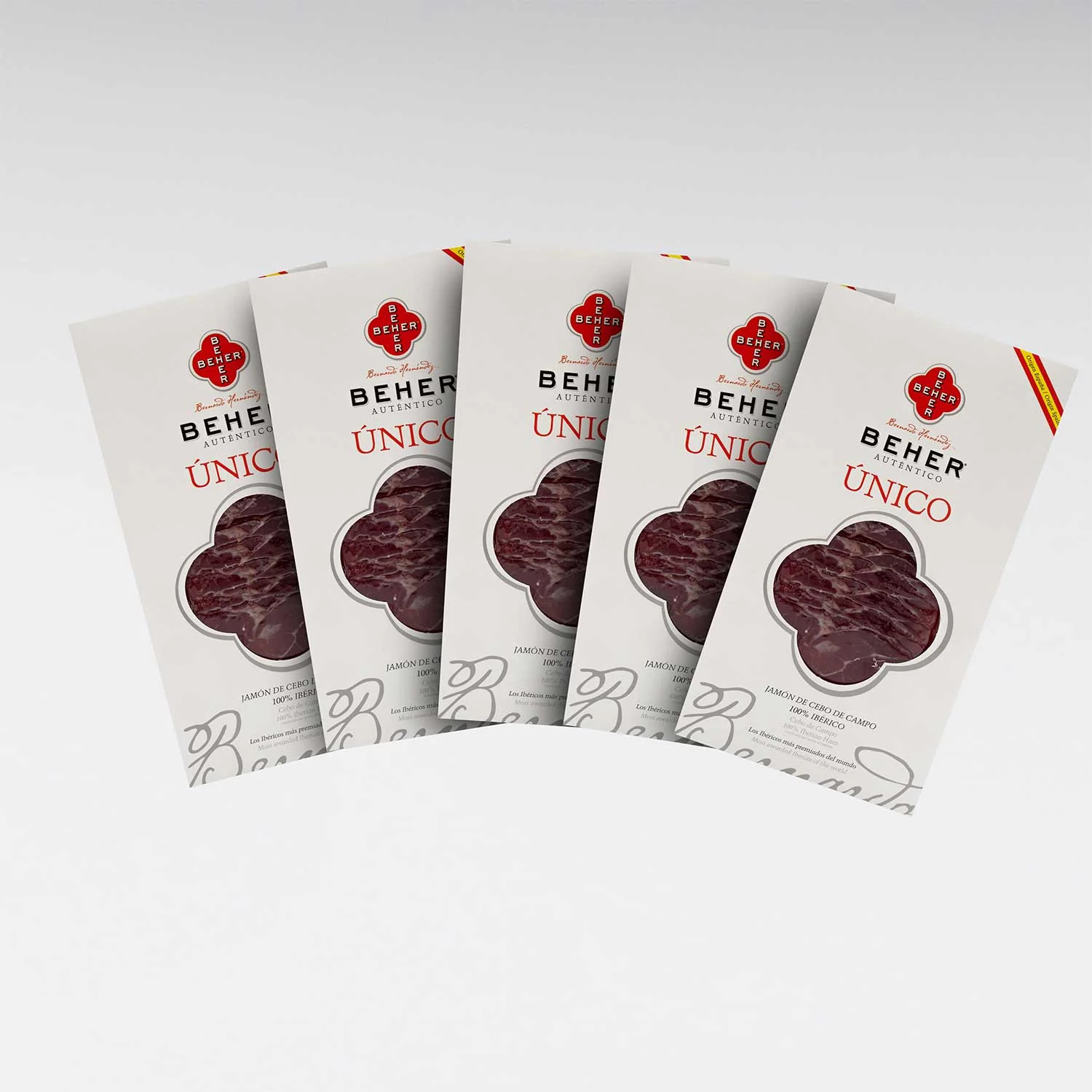 Jamón de Cebo de Campo 100% Ibérico Único loncheado, BEHER