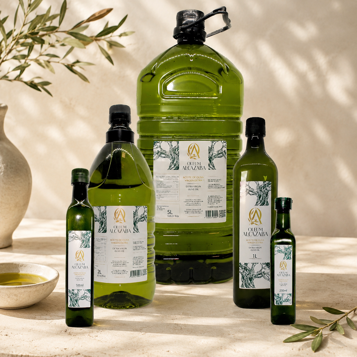Aceite de Oliva Virgen Extra Coupage en PET, Oleum Alcazaba