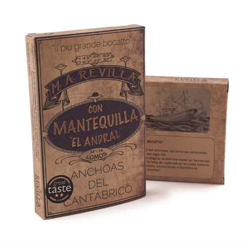 Anchoas M.A. Revilla  - En mantequilla ecológica