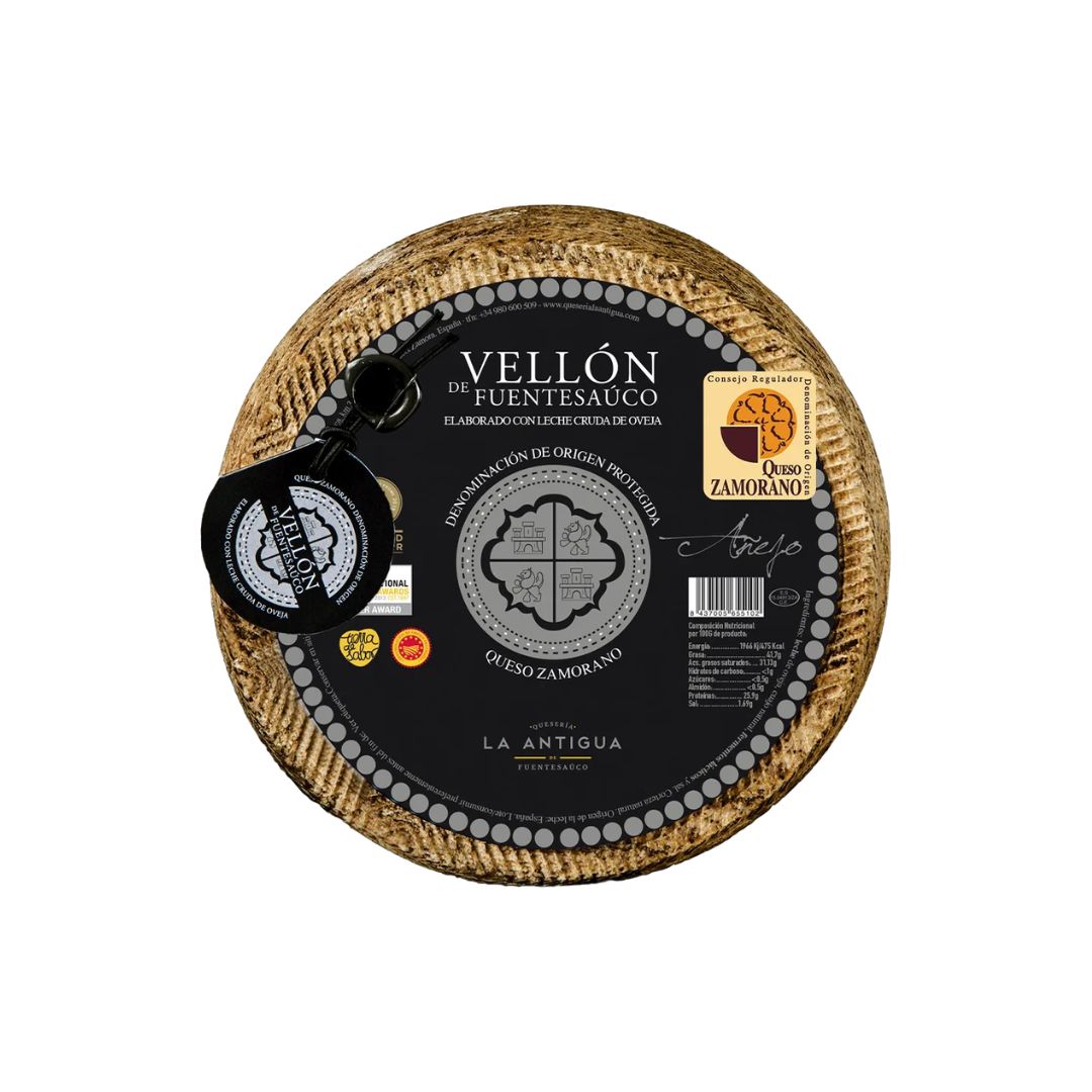 Queso de oveja añejo D.O.P zamorano Vellón de Fuentesaúco, La Antigua