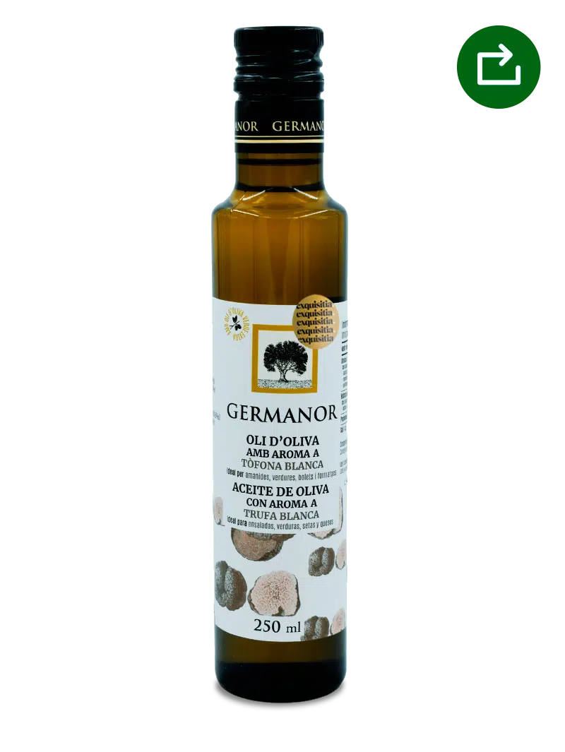 AOVE arbequina aromatizado de Trufa blanca,  Germanor